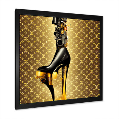Luxury Brand Bionic Heel IV  Fashion Canvas Wall Art