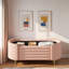 Banc moderne avec repose-pieds ovale avec grand espace de rangement et pieds en métal-853517226