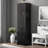 Tall Bathroom Storage Cabinet With 2 Different Size Doors, Adjustable Shelf, Door Shelve Design And Drawer-1598895266