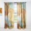 Art abstrait fluide de luxe brun - rideau abstrait obscurcissant - 1 panneau-72132956