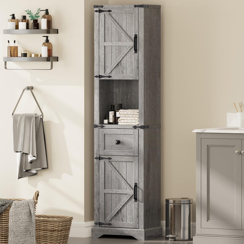 Armoire de rangement 66 po, Gris