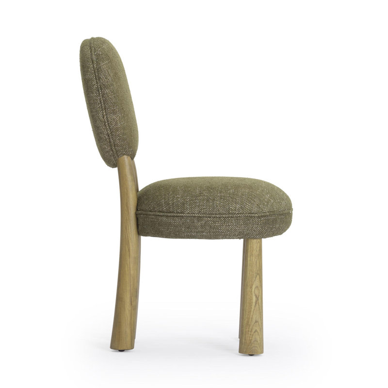 Chaise de salle à manger Evelyn, Vert olive