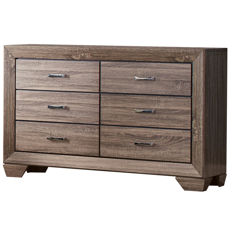 Commode double 6 tiroirs avec miroir Forli