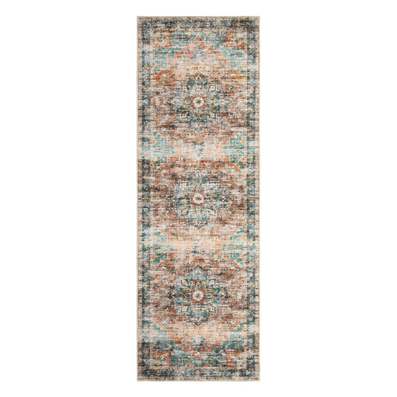 Washable Oriental Indoor Rug, Rectangle 5' x 7'
