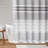 Anacarolina Striped Fabric Single Shower Curtain