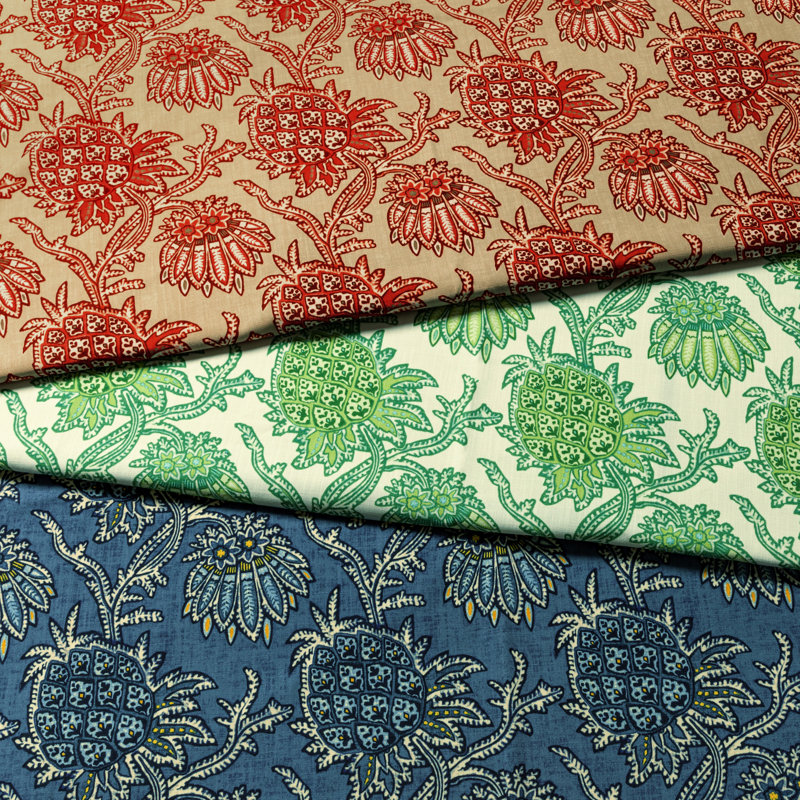 En Vacances II Brassac Fabric, Indigo