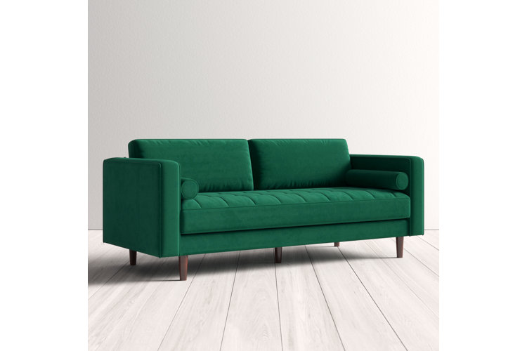 Doswell 85" Velvet Square Arm Sofa