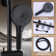 10" Exposed Shower Combo Set, Solid Brass Shower Kit with Pressured-Balanced Valve