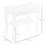2-tier Bathroom Shower Bench – Slatted Seat With Storage, Comfortable & Safe