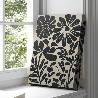Toile tendue avec châssis Floral X III