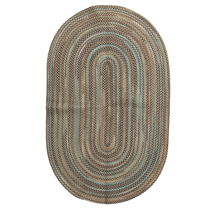 Hand Knotted Wool Area Rug in Tan