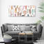 Colourful Feathers - Wrapped Canvas Print