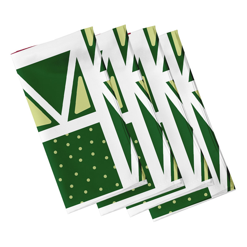 Ensemble de serviettes 22 "The Holiday Aisle, Blanc
