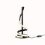 Lampe de table sculpturale à DEL 12 W 16 po - blanc chaud 3000K - noir mat