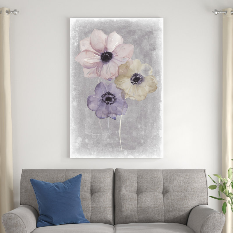 Floral Waltz II, H 48 po x l 32 po x P 1,25 po