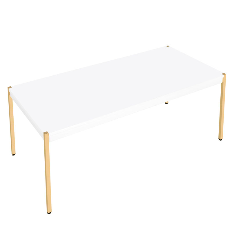 Table basse Classy White and Gold