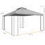 Abri de jardin à double toit avec abri et abri de jardin-128771208-128771210