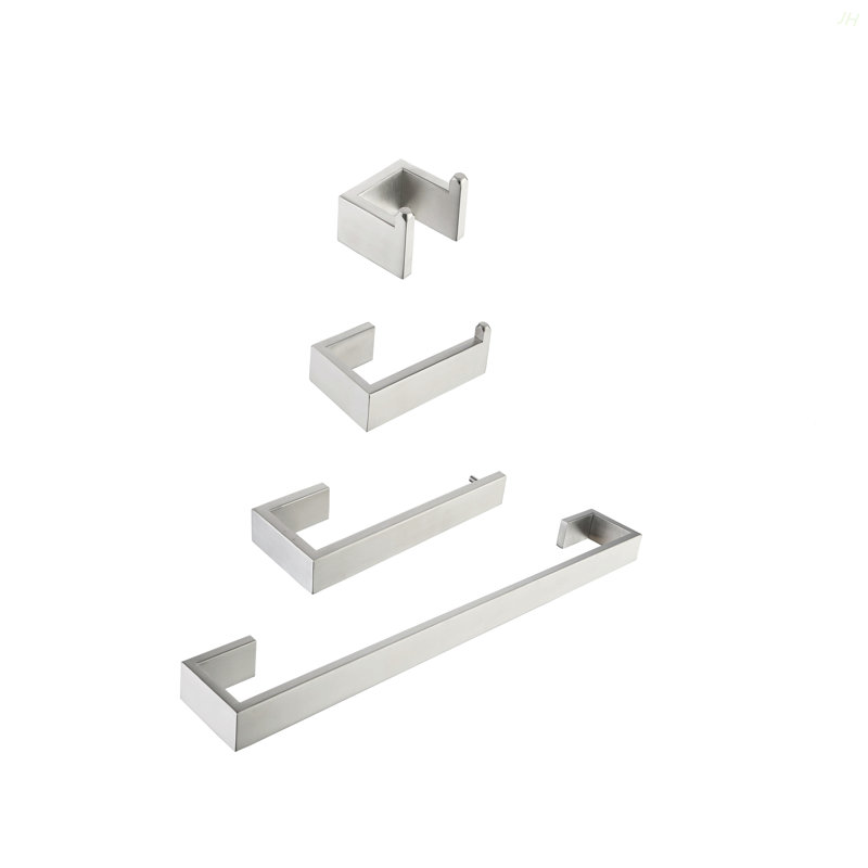 4- Piece Stainless Steel Bathroom Hardware Set
