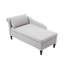 Chaise longue de rangement en velours Eastham-1395031066-1395053785