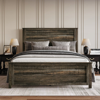 Cecere MDF Wood Panel Bed