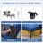 Twin Zero Gravity  Adjustable Bed Frame, Including Side Rails & Pedal Locking Casters, 3101G Series