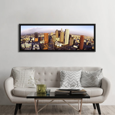 " High Angle View Of The Financial District, Los Angeles, California, USA "