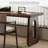 Simple Nut-Brown Solid Wood Walnut Rectangle Desk-270497633