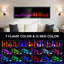 Electric Fireplace, Wall Mounted/Recessed/Freestanding Fire Heater-1978599294