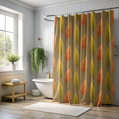 Rideau de douche standard 1 pièce Autumn Veil