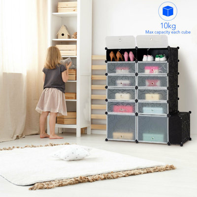 Stackable Shoe Storage Cabinet