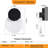 Round Acrylic Wall Sconce LED Bedroom Lamp-105509804