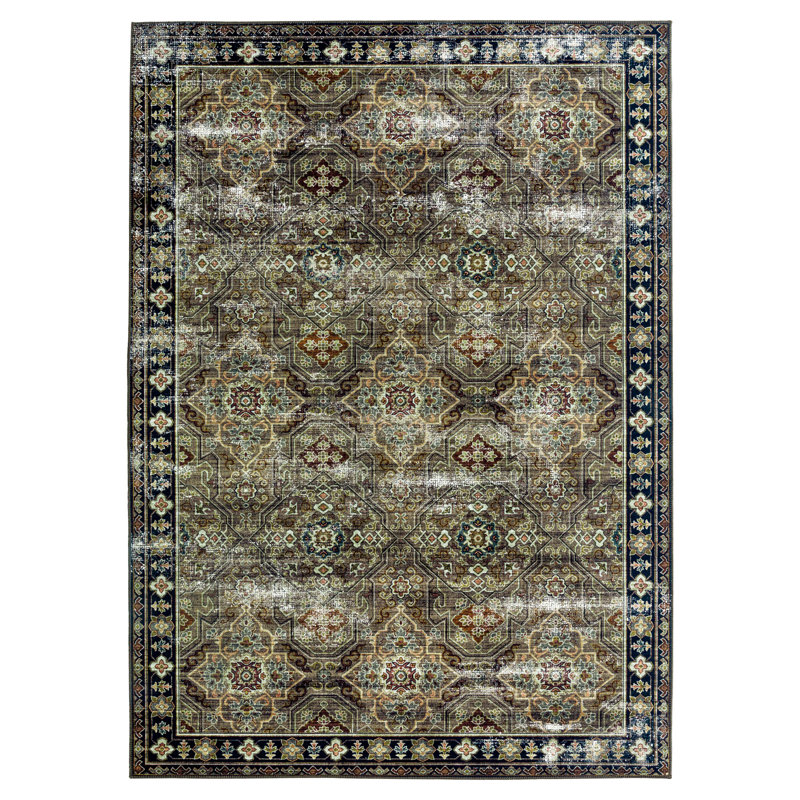 Tapis oriental BAOLA, Rectangle 7 pi 6 po x 9 pi 6 po
