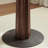 Brown Round Solid Wood Dining table-2139205381