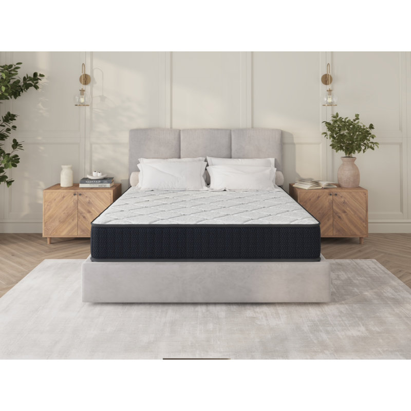 Assemblé aux États-Unis - matelas hybride à ressorts de 10 po Nest, Grand lit