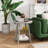 Glass Top End Table