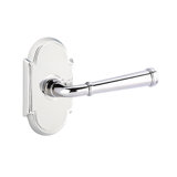 Merrimack Round Passage (Hall & Closet) Door Lever with Arch Rosette