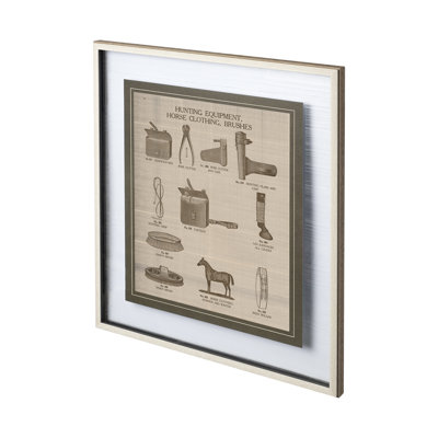 Equestrian Riding IV BW Hand Embelished Framed Art Print Matted under Glass