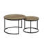 Ensemble de 2 tables basses gigognes