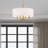Flaire 4-Light Dimmable Shaded Drum Chandelier-2019914515