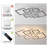 Dalchand 33" 6-Speed Dimmable LED Reversible Flush Mount Ceiling Fan With Remote And App