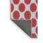 Tapis rouge/blanc à motifs Cummington-93793509