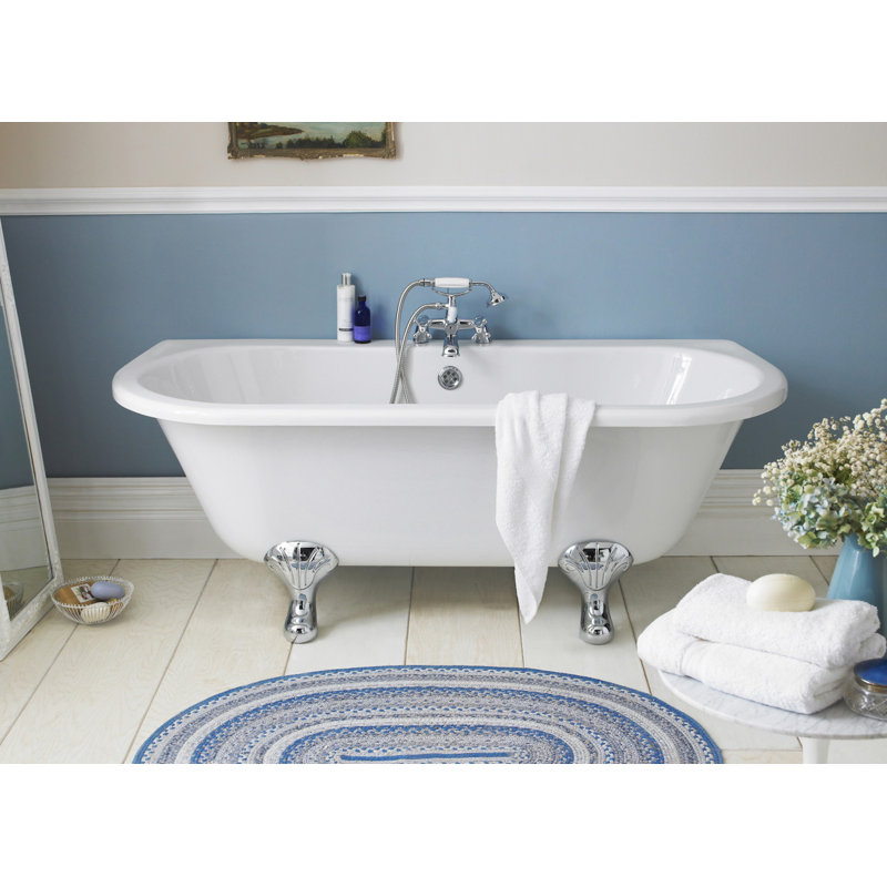 Kenton 1700mm x 750mm Soaking Acrylic Bathtub