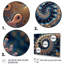 «Pastel Fractal Infinity I», art mural moderne sur toile géométrique-87342683-87342687