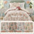 3 Piece Twin and Twin XL Mushroom Garden Comforter Set with Sham and Pillow-135278209