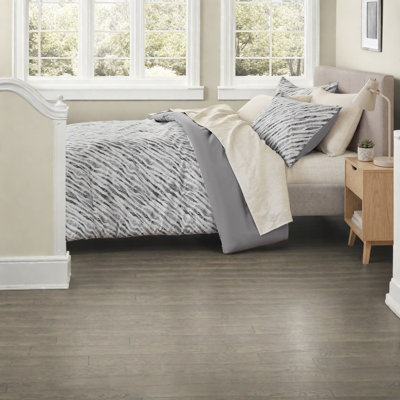 Ensemble de literie double, ensemble de draps en polyester, chambre à coucher gris moderne