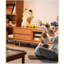 Crédence de rangement en bois de cerisier Simple Living Room