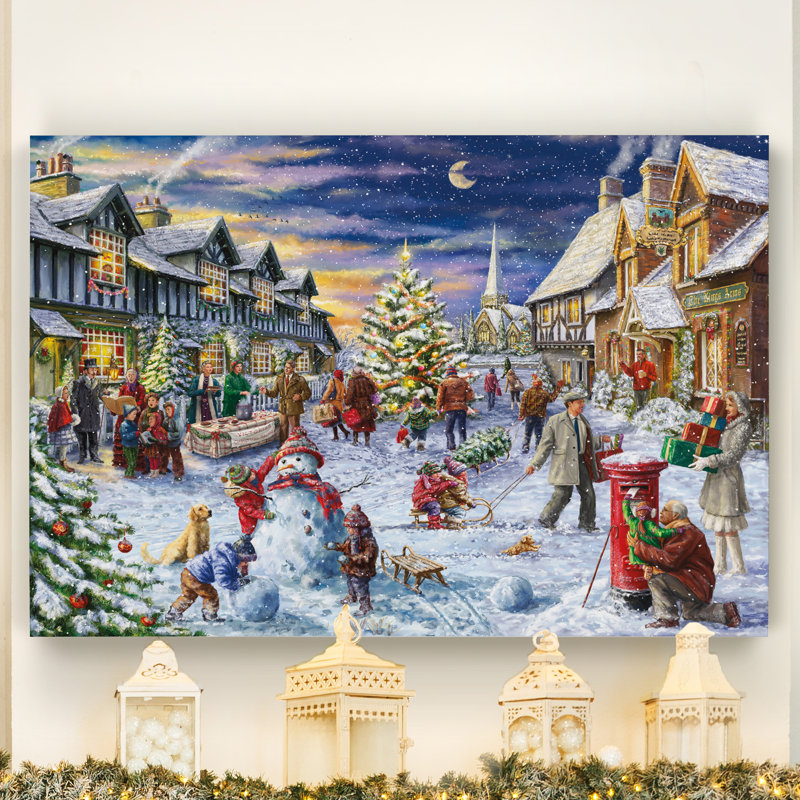 " Christmas Eve " by Parvez Taj, 48" H x 36" W x 1" D