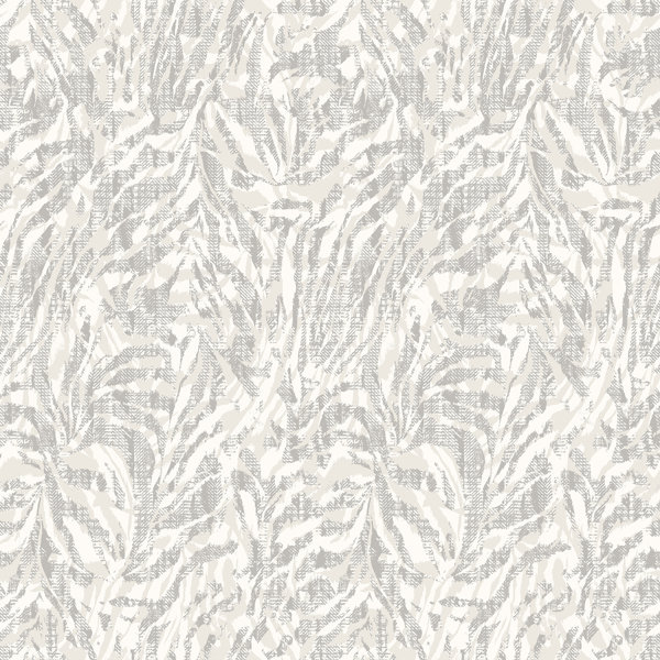 Modern Leopard Print Pale Gray Wallpaper