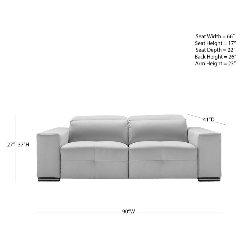 Canyonville Microfiber Sofa In Light Gray