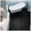 Carreaux de terrasse 12 x 12 pouces, imperméables et antidérapants pour une utilisation extérieure et intérieure, capacité de poids élevée, motif de rosette, paquet de 12-114650026